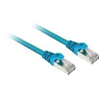 Sharkoon Patchkabel SFTP, RJ-45, mit Cat7a Rohkabel - blau,