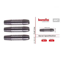 KARELLA Profi Line PLS-04-80% Tungsten Softbarrel 16g, auch kombinierbar mit Steeltips