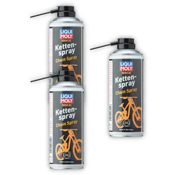 3x 400ml LIQUI MOLY 6055 Kettenspray Schmiermittel Bike Fahrrad Kette Fett