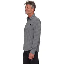 Mammut Lenni Langarmhemd Steel / Black XXL