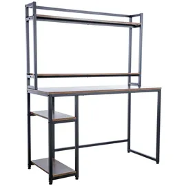 CLP Schreibtisch Billings Schwarz / Braun