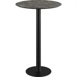 Essentials Urban schwarz, galaxy marble, HPL Ø70 cm
