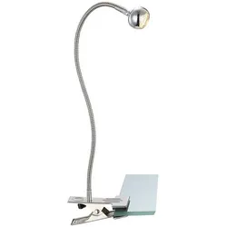 Serpent Klemmstrahler Metall Nickel Matt, Led