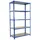 simonclick Metallregal 200 x 100 x 30 cm Blau/Silber