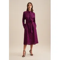 Seidensticker Sommerkleid Langarm Druck Rosa 44