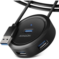 AXAGON USB-Hub, 4x USB-A 3.0, USB-A 3.0 [Stecker] (HUE-P1A)
