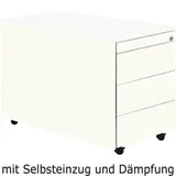 Mauser Line Rollcontainer 41,7 x 57,9 x 80 cm weiß