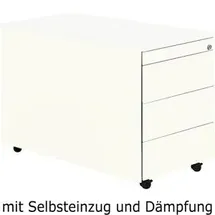 Mauser Line Rollcontainer 41,7 x 57,9 x 80 cm weiß