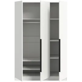 Möbel Boss Kleiderschrank Kopenhagen 120 x 181 x 52 cm Weiß