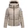 Navahoo Damen Winterjacke warme Steppjacke mit Abnehmbarer Kapuze Frostherz XIV Light Taupe Gr. XL - XL