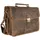 GREENBURRY Vintage Aktentasche Leder 40 cm Laptopfach braun