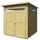Weka Gartenhaus 265 2,50 x 2,50 m Beige