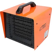 Btec Heizlüfter 3000 W orange/schwarz