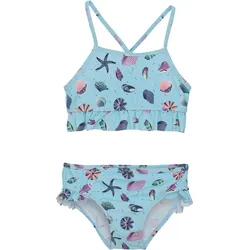 COLORKIDS Bikini Set Mädchen in summer song, Größe 128 - blau