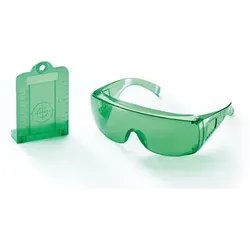 Laser Zieltafel und Sichtbrille, grün