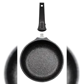 GSW Wokpfanne Easy CLICK 28 cm mit Antihaftversiegelung und abnehmbarem Griff,