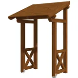 SKANHOLZ Vordach Potsdam 4 176 x 156 cm nussbaum