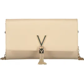 Valentino Divina SA Clutch Synthetik Beige/Weiß