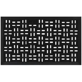 vidaXL Rechteckig 45 x 75 cm Schwarz