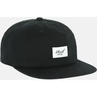 Reell Flat 6-Panel Cap in Schwarz - Einheitsgröße