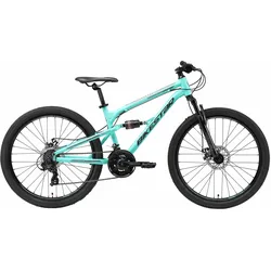 Mountainbike BIKESTAR Gr. 39, grün, Fahrräder, 39cm, 26 Zoll (66,04cm), für Damen und Herren, Kettenschaltung
