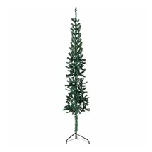 vidaXL Künstlicher Halb-Weihnachtsbaum Grün 120 cm