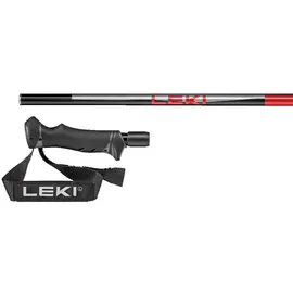 Leki Hot Shot eloxal schwarz-eloxal grau-eloxal rot 135 cm