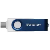 Patriot Xporter X550 512GB, USB-Stick - blau/weiß, USB-A und USB-C 3.2 Gen 1