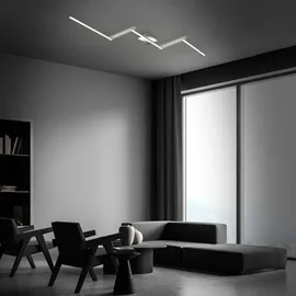 Briloner LED Deckenleuchte 5-flg. schwenkbar silber