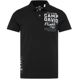 Camp David Poloshirt schwarz XXL