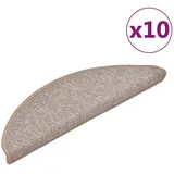 vidaXL Stufenmatte 56 x 17 cm Hellbraun
