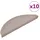 vidaXL Stufenmatte 56 x 17 cm Hellbraun