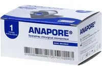 ANAPORE - Sparadrap microporeux, en non tissé, hypoallergénique, avec dévidoir. 9,14 m x 2,5 cm Pansement(S)