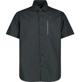 CMP Kurzarmhemd Antracite Mel / Graffite 3XL