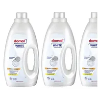 3x1500ml Domol Feinwaschmittel White strahlend weiße Wäsche faserschonend 120WL