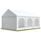 3x6 m PVC Partyzelt Gartenzelt Pavillon Festzelt Bierzelt weiß schwerentflammbar