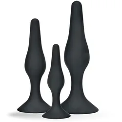 Lovelyness - Analplug Set aus Silikon im Set - Analtrainer