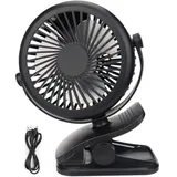 Tragbarer Nackenventilator Leise  Usb Halsventilator Wiederaufladbar Mit 3 Geschwindigkeitsstufen Für Home Office, Sport & Outdoor