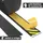 Lemodo Weichsockelleiste schwarz, 25m Rolle