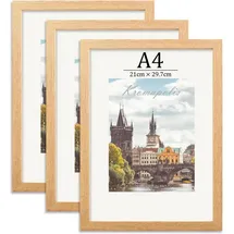 luxuskollektion Bilderrahmen Eichenoptik A4 21x29,7 cm 3 St.