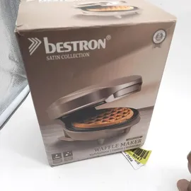 Bestron Mini Waffeleisen Hellbeige