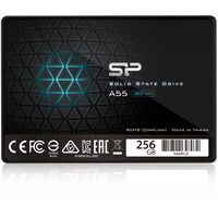 Silicon Power internes Solid State Drive 256GB - SSD 3D NAND A55 SLC Cache Performance Boost SATA III 2.5" 7mm (0.28")