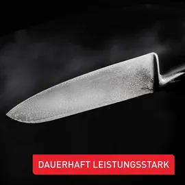 Tefal Precision Messerset 3-tlg. Kochmesser 15 cm/Universalmesser 12 cm/Schälmesser 9 cm grau