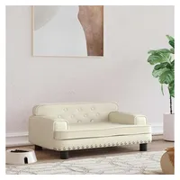 vidaXL Hundekorb vidaXL 70 x 45 x 30 cm creme