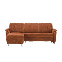 Polstermöbel Oelsa Ecksofa  Selecta-Home ¦ kupfer ¦ Maße (cm): B: 255 H: 89 T: 164.0