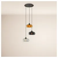 s.luce Cruet Mehrfach-Pendelleuchte Glas 3 oder 5-flammig