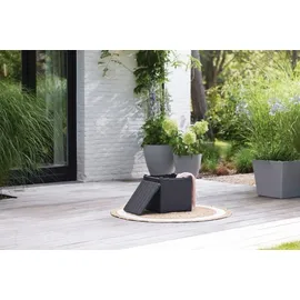 KETER Aufbewahrungsbox 37 x 37 x 37 cm Schwarz