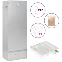 VidaXL Räucherofen mit Kaltrauchgenerator Verzinkter Stahl