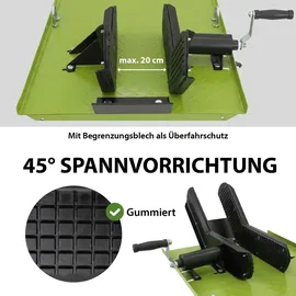 Trutzholm Motorradhebebühne hydraulisch 560 kg Breite 60 cm Schwerlast Scherenheber Mot... Grün