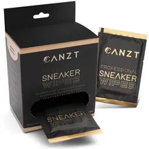 Canzt Schuhreiniger Premium Sneaker Wipes, für alle Leder, Textilien und Gummis, 30 Tücher